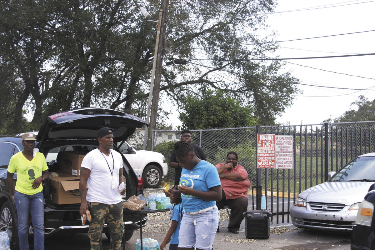 Was there a plan to feed the children pre- and post-Irma?
